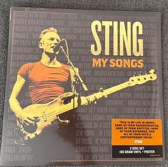 Sting – My Songs 2LP Black Vinyl Sealed