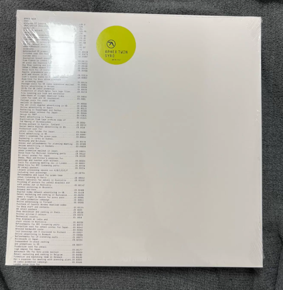 Aphex Twin – Syro 3LP Vinyl Sealed