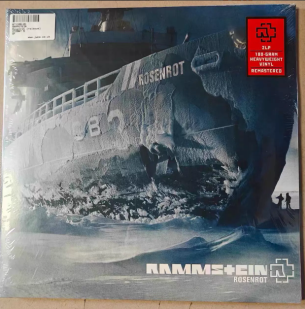 Rammstein – Rosenrot 2LP Black Vinyl Remastered Sealed