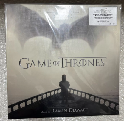 Game Of Thrones Season 5 Red Vinyl 2LP Numbered Edition