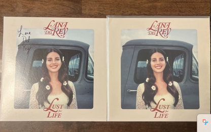 Lana Del Rey Bundle – Born To Die Blue Vinyl / Lust For Life Signed Green Vinyl / Video Games & Blue Jeans Signed Picture Disc