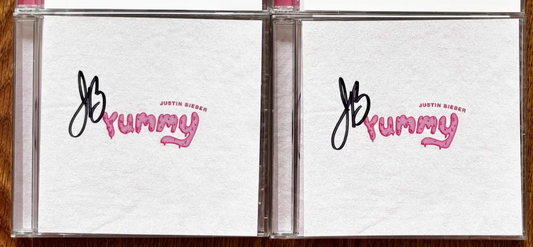 Justin Bieber – Yummy First Press Hand-Signed CD