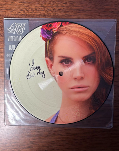 Lana Del Rey Video Games Signed Picture Disc 7" Vinyl Limited Edition NM/NM