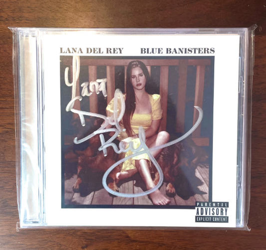 Lana Del Rey Blue Banisters Silver Signed CD Sealed