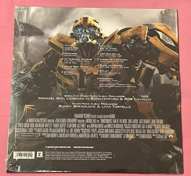 Transformers: Dark of the Moon – The Album RSD Brown Vinyl 2LP