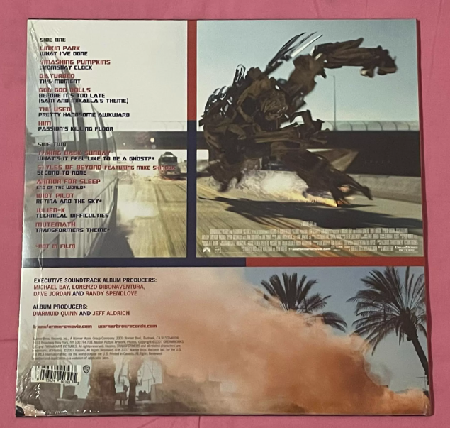 Transformers: Dark of the Moon – The Album RSD Brown Vinyl 2LP