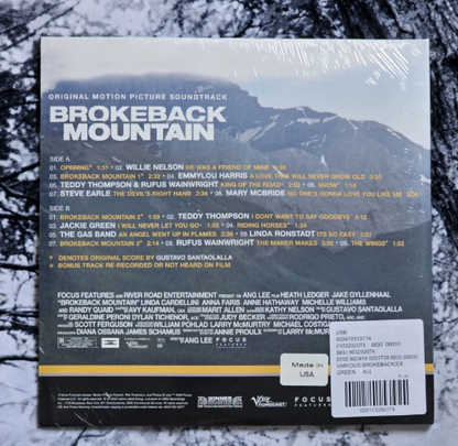 Brokeback Mountain Original Motion Picture Soundtrack Urban Outfitters 20th Anniversary Green Vinyl LP