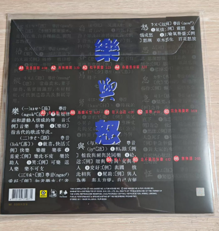 Beyond – Delight Anger (樂與怒) Numbered Edition Black Vinyl LP