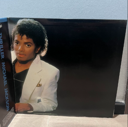 Michael Jackson – Thriller Japan 1st Press 1982 LP OBI Insert Poster Complete