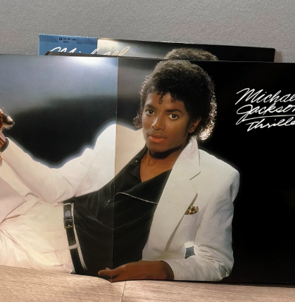 Michael Jackson – Thriller Japan 1st Press 1982 LP OBI Insert Poster Complete
