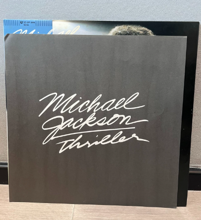 Michael Jackson – Thriller Japan 1st Press 1982 LP OBI Insert Poster Complete