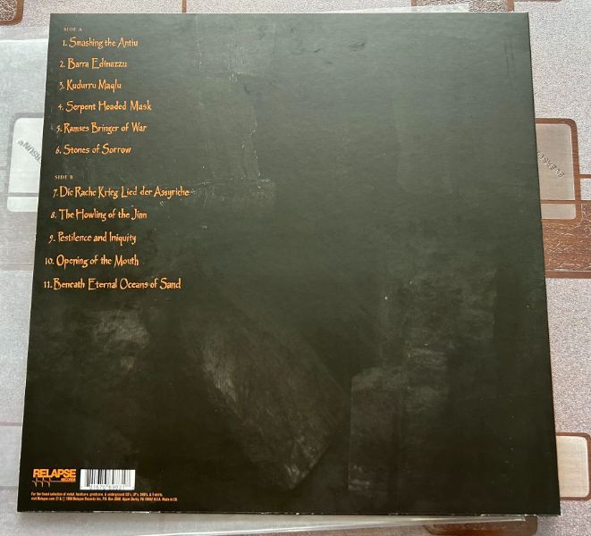 Nile – Amongst The Catacombs Of Nephren-Ka 2015 Orange Vinyl LP