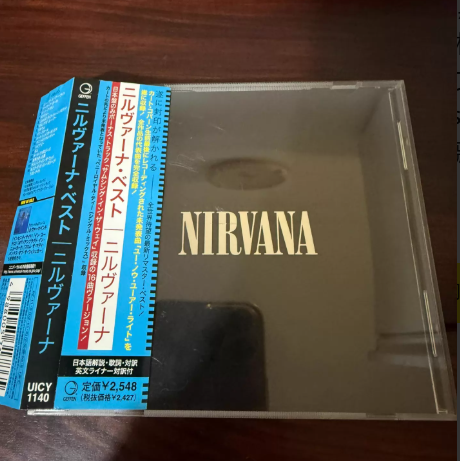 Nirvana – Nirvana Best Japanese First Press CD with OBI