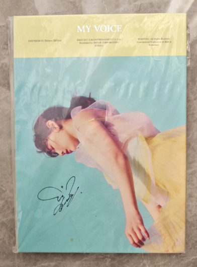 Taeyeon – My Voice Deluxe Edition Hand-Signed CD