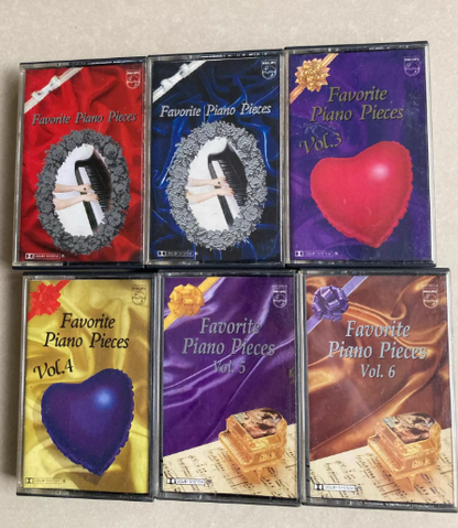 Favorite Piano Pieces Vol. 1–6 Gold Edition Cassette Box Set