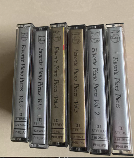 Favorite Piano Pieces Vol. 1–6 Gold Edition Cassette Box Set