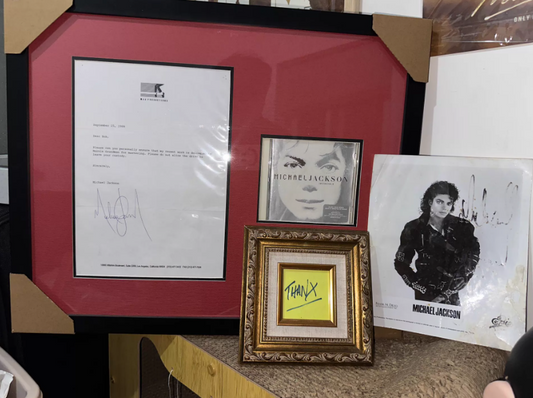 Michael Jackson – Autograph Memorabilia Collection Framed Edition