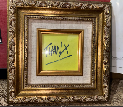 Michael Jackson – Autograph Memorabilia Collection Framed Edition