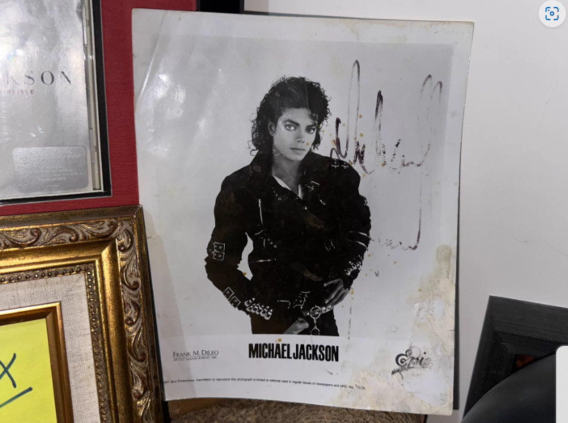 Michael Jackson – Autograph Memorabilia Collection Framed Edition