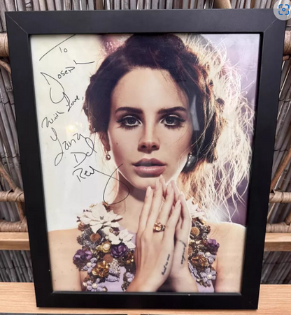 Lana Del Rey – Signed Promotional Poster