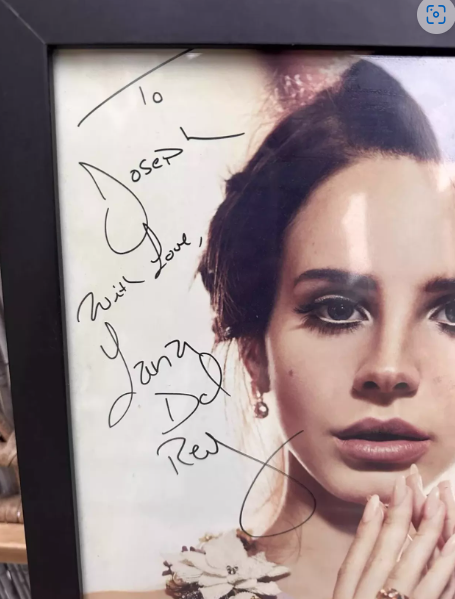 Lana Del Rey – Signed Promotional Poster