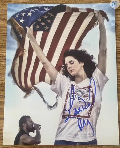 Lana Del Rey – Signed Promotional Poster