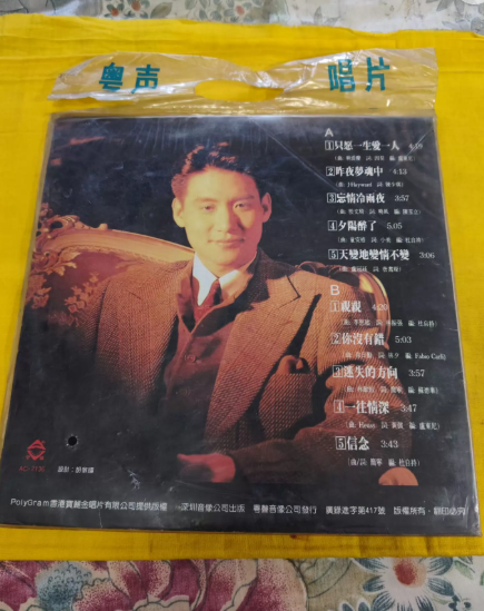 張學友 – 只願一生愛一人 LP