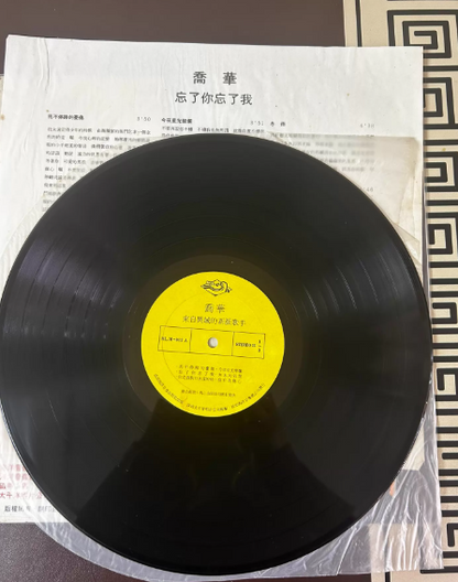 喬華 – 忘了你忘了我 LP