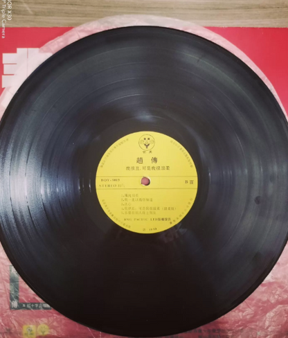 趙傳 – 我很醜可是我很溫柔 BOY Records First Press LP