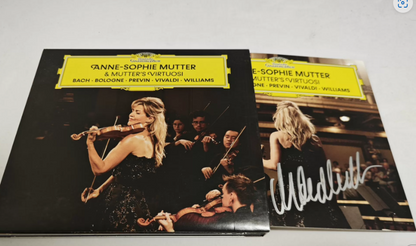 Anne-Sophie Mutter & Mutter’s Virtuosi – Bach • Bologna • Previn • Vivaldi • Williams Signed CD