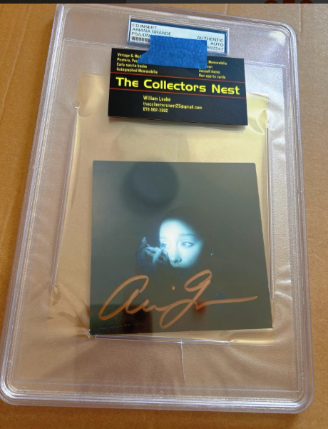 Ariana Grande – Eternal Sunshine Signed CD Autograph Insert Edition