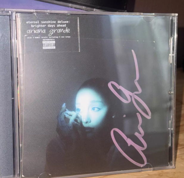 Ariana Grande – Eternal Sunshine Deluxe: Brighter Days Ahead Pink Signed CD