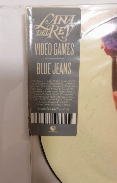 Lana Del Rey – Video Games / Blue Jeans Picture Disc 7" Vinyl