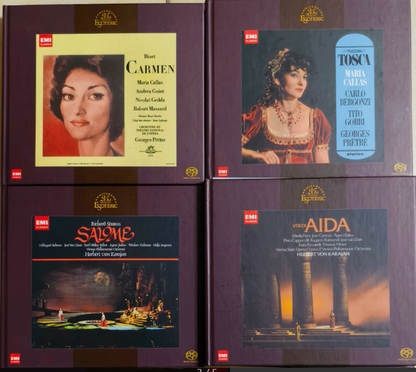 Esoteric Limited Karajan & Callas Four Great Operas Double Layer SACD 9 Disc Box Set