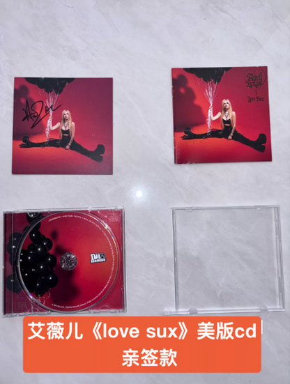 Avril Lavigne – Love Sux US Signed CD