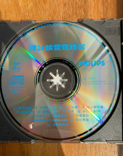 Alan Tam – Thunderstorm Collection Taiwan First Press CD