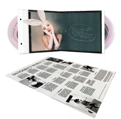 Ariana Grande – Dangerous Woman 10th Anniversary Pink & Clear Swirl Vinyl 2LP