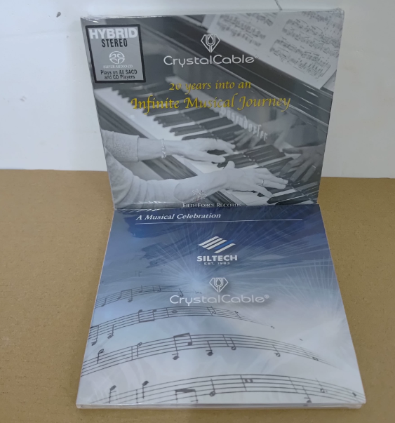 Crystal Cable – 20 Years into an Infinite Musical Journey SACD + Crystal Cable 40th Anniversary CD