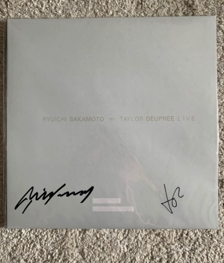 Ryuichi Sakamoto + Taylor Deupree – Live In London Limited Signed 2LP Vinyl Set