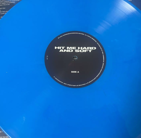 Billie Eilish – Hit Me Hard And Soft Signed Blue Vinyl LP