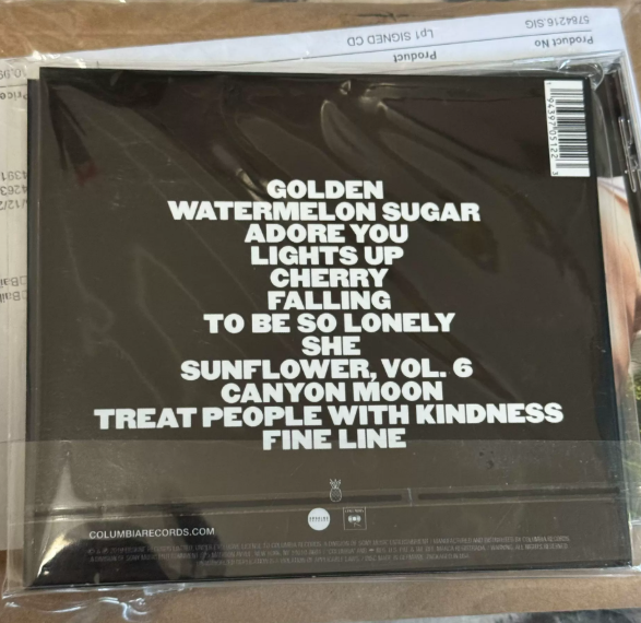 Harry Styles – Fine Line Silver Signed CD