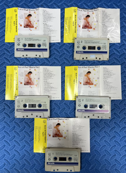 Best Of Paul Mauriat Vol.1~8 PolyGram HK Import Cassette Tapes