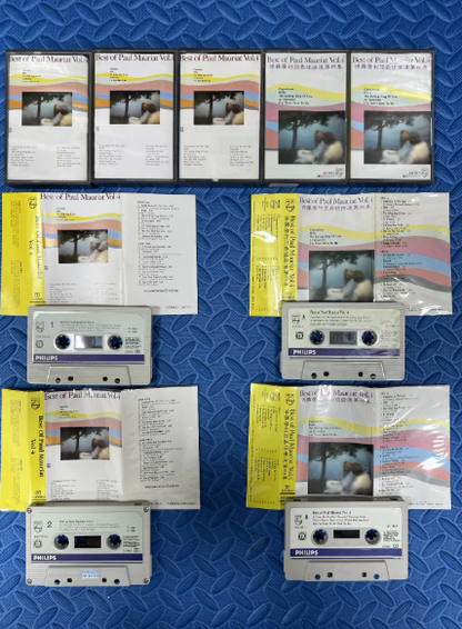 Best Of Paul Mauriat Vol.1~8 PolyGram HK Import Cassette Tapes
