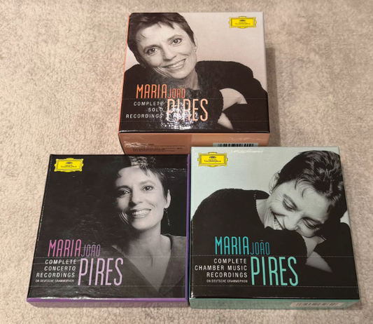 Maria João Pires Complete Solo, Concerto & Chamber Music Recordings 3 Box Set 37CD Germany EDC Press