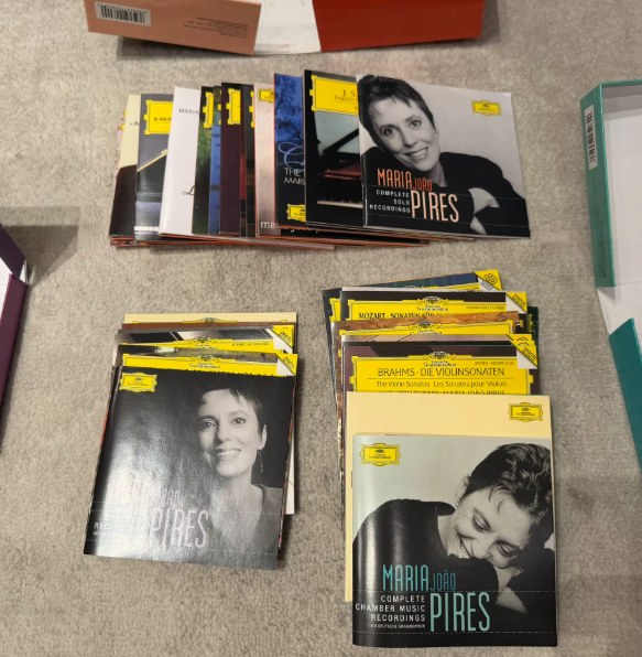 Maria João Pires Complete Solo, Concerto & Chamber Music Recordings 3 Box Set 37CD Germany EDC Press
