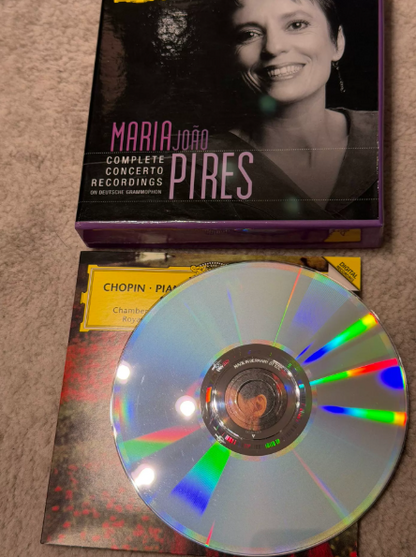 Maria João Pires Complete Solo, Concerto & Chamber Music Recordings 3 Box Set 37CD Germany EDC Press