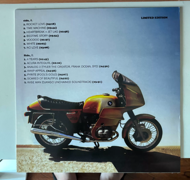 Frank Ocean – Unreleased, MISC. Red Vinyl LP