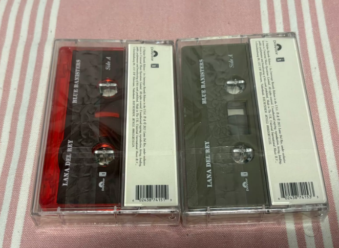 Lana Del Rey – Blue Banisters Cassette Album Red Translucent + Brown Cassette Set
