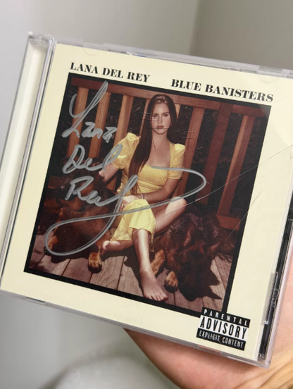 Lana Del Rey – Chemtrails Over The Country Club Blue Hand-Signed Silver Ink CD