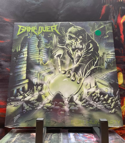 Game Over – For Humanity Green Transparent Color Vinyl LP